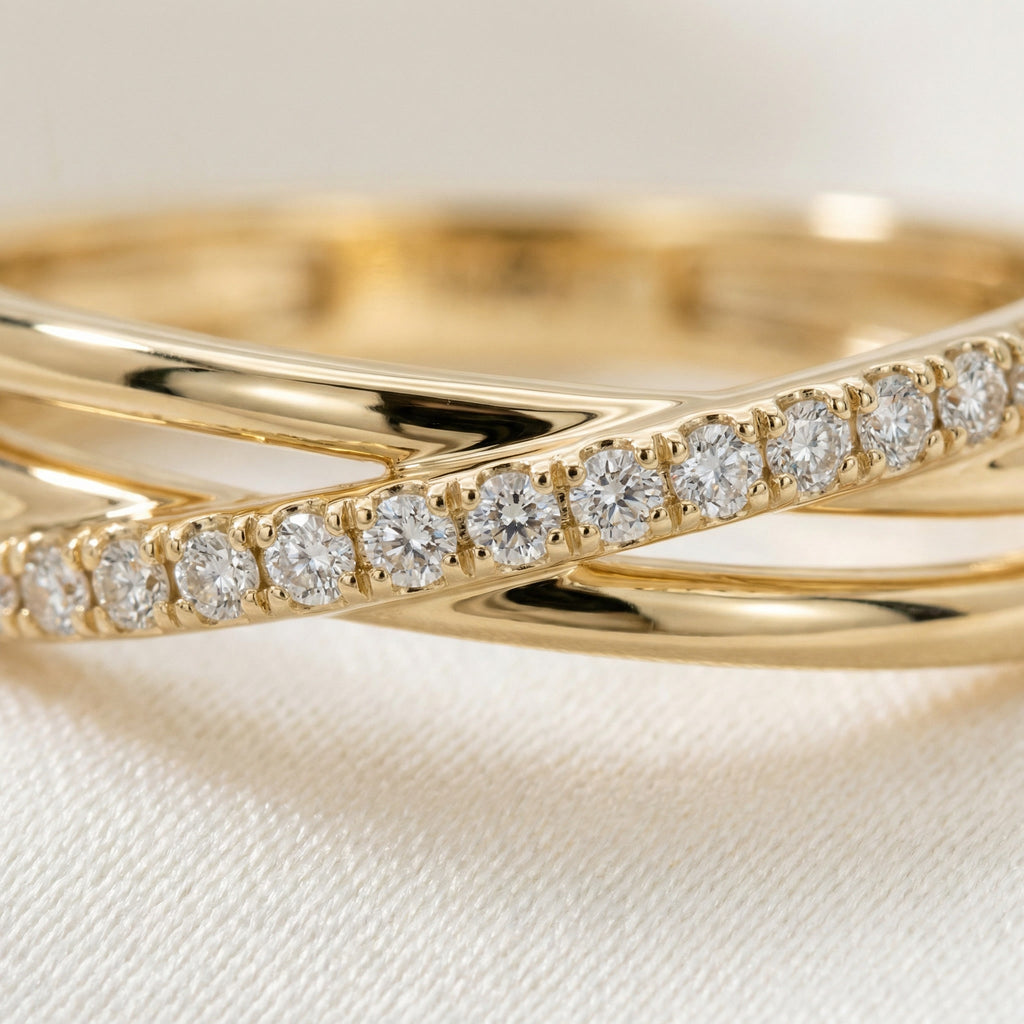 LUMINA TRIUM RING, PAVÉ