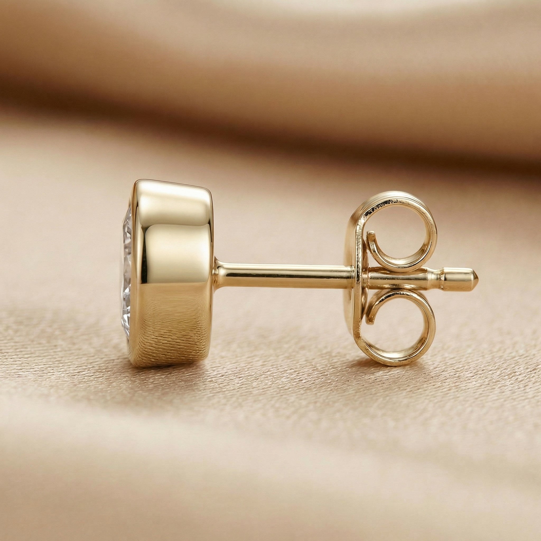 NOVELLA STUD EARRINGS, 2 BRILLIANT-ROUND DIAMONDS