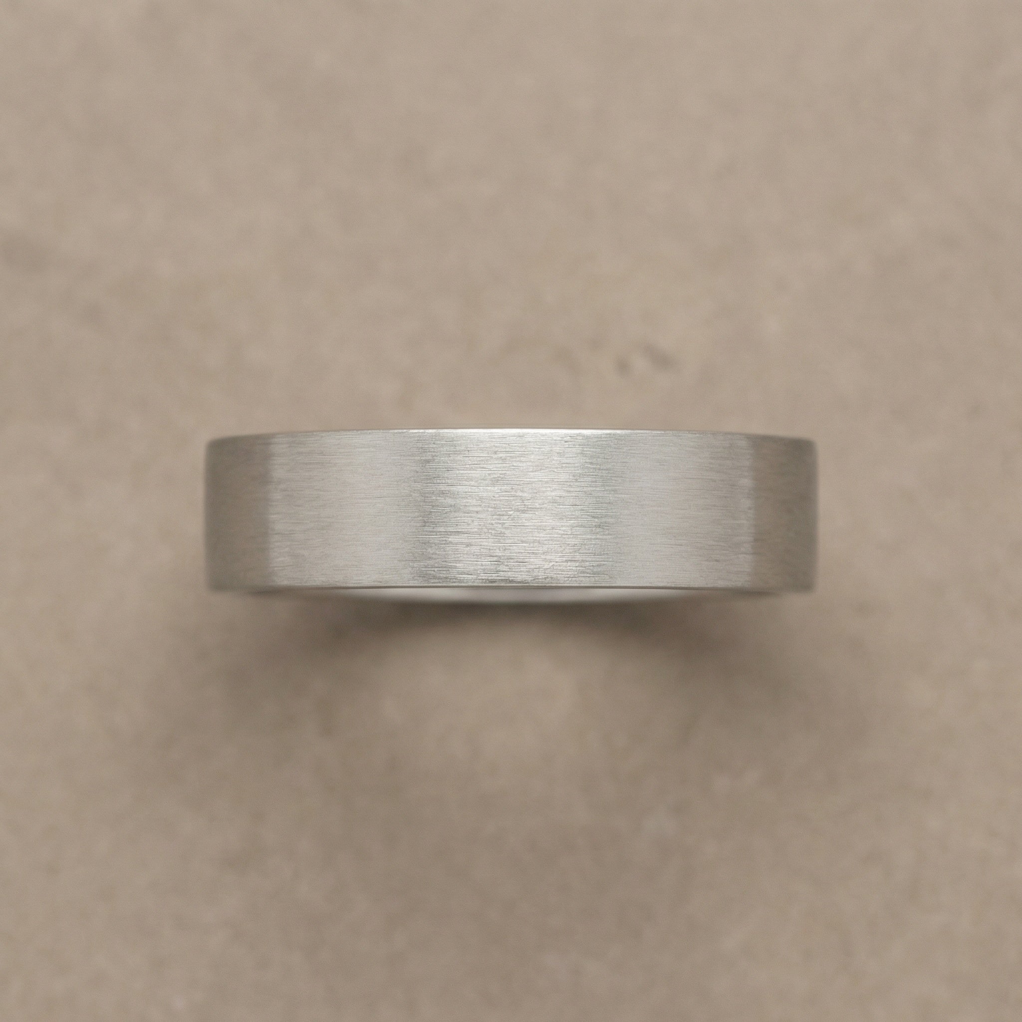 FLAT BRUSHED, PLATINUM BAND
