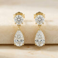 SOLARIS DROP EARRINGS, 4 DIAMONDS