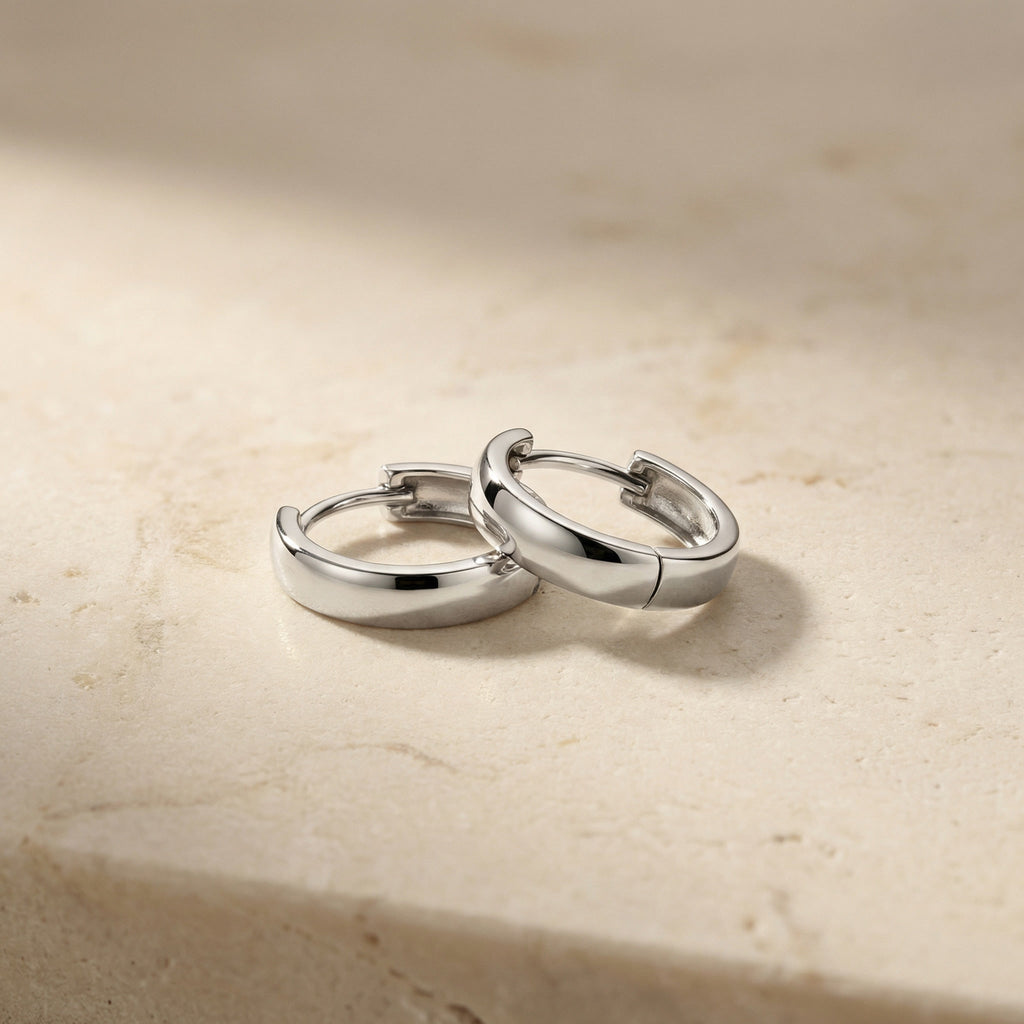 PURUS ALBA LUXE EARRINGS, 3.2MM WIDTH