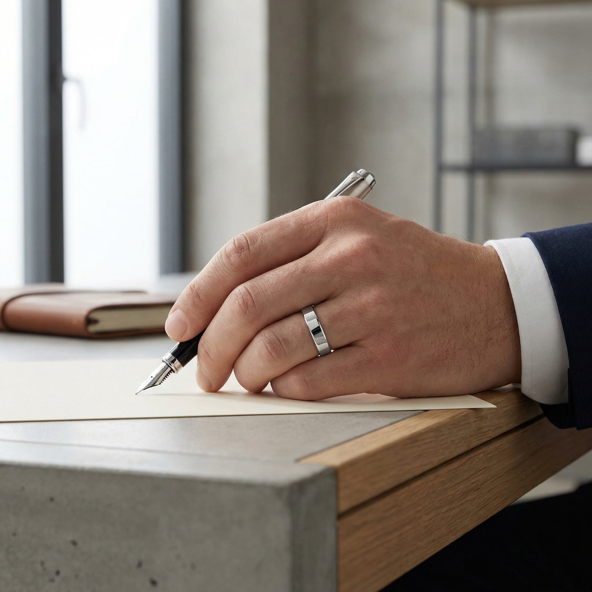 FLAT POLISHED, PLATINUM BAND